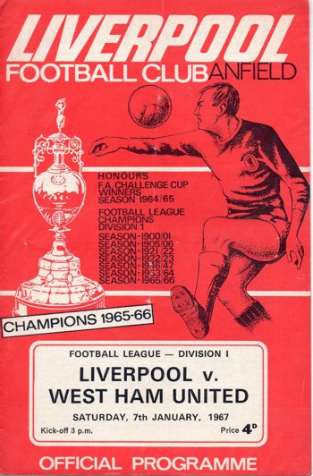 Match programme